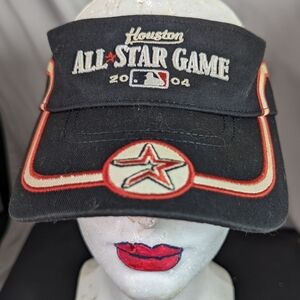 Vtg Houston Astors Visor 2004 All Star Game MLB Baseball Youth